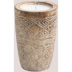 Boho 17 cm Sklum Geometrische Kerzenständer & Kerzenhalter aus Holz 