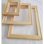 Quadratische Leinwandbilder aus Holz mit Rahmen 60x40 