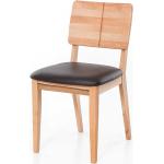 Dunkelbraune Moderne Basilicana Stuhl-Serie geölt aus Massivholz Breite 0-50cm, Höhe 50-100cm, Tiefe 50-100cm 2-teilig 