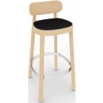 Minimalistische Thonet Designer Stühle aus Holz gepolstert 