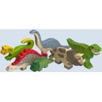 Holztiger Spielfiguren Dinosaurier - Set, 6 Teile