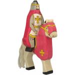 Holztiger Roter Ritter mit Mantel reitend (ohne Pferd)