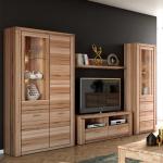 Braune Moderne Homedreams Holz-Wohnwände geölt aus Massivholz Breite 300-350cm, Höhe 200-250cm, Tiefe 0-50cm 