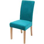 Reduzierte Grüne Moderne Stuhlhussen aus Samt maschinenwaschbar 6-teilig 