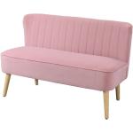 Rosa Zweisitzer-Sofas Breite 100-150cm günstig online kaufen