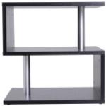 Schwarze Moderne Homcom Beistelltische & Ablagetische lackiert aus Metall Breite 0-50cm, Höhe 0-50cm, Tiefe 0-50cm 