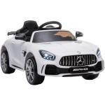 Reduzierte Weiße Homcom Mercedes Benz Merchandise Elektroautos für Kinder aus Kunststoff für Jungen für 3 - 5 Jahre 