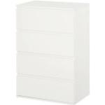 Weiße Homcom Schubladenschränke mit Schublade Breite 50-100cm, Höhe 50-100cm, Tiefe 0-50cm 