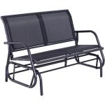 Schwarze Homcom Gartenstühle Metall aus Polyrattan Breite 100-150cm, Höhe 100-150cm, Tiefe 50-100cm 