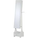 Weiße Homcom Spiegelschränke mit Schublade Breite 0-50cm, Höhe 150-200cm, Tiefe 0-50cm 
