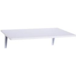 Homcom - Wandklapptisch Wandtisch Klapptisch Esstisch Schreibtisch, mdf, natur/weiß, 60x40cm (Weiß) - weiß