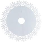 Weiße Unifarbene Home Affaire Runde Runde Teppiche 100 cm aus Polyester Handwäsche 