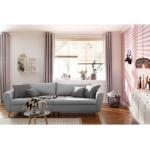 Home affaire Big-Sofa Penelope Luxus, mit besonders hochwertiger Polsterung für bis zu 140 kg pro Sitzfläche silberfarben XXL Sofas Couches Wohnzimmer