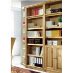 Reduzierte Moderne Home Affaire Soeren Bio Nachhaltige Bücherregale gebeizt aus Massivholz Breite 50-100cm, Höhe 150-200cm, Tiefe 0-50cm 