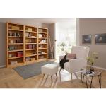 Home affaire Bücherwand Bergen, aus schönem massivem Kiefernholz, 3 tlg. beige Bücherregale Büroregale Regale Nachhaltige Möbel