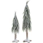 Reduzierte Grüne Home Affaire Künstliche Weihnachtsbäume aus Holz 