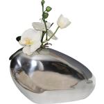 Reduzierte Silberne Moderne Home Affaire Vasen & Blumenvasen glänzend 