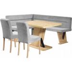 Reduzierte Lila Moderne Home Affaire Bio Nachhaltige Sitzgruppen mit Eckbank Breite 150-200cm, Höhe 50-100cm, Tiefe 100-150cm 4-teilig 
