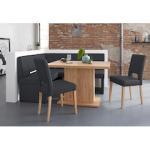 Home affaire Eckbankgruppe Murano, (Set, 4 tlg.) schwarz Sitzbänke Nachhaltige Möbel