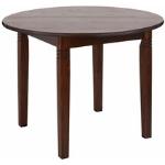 Home affaire Esstisch Danuta, aus massiver Kiefer, runde Ausführung braun Esszimmertische Tische Nachhaltige Möbel