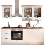 Weiße Home Affaire Küchenmöbel aus Holz Breite 200-250cm, Höhe 0-50cm, Tiefe 50-100cm 
