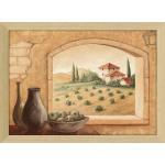 Home affaire Kunstdruck »Andres: Toscana«, 75/55 cm, beige