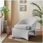 Reduzierte Graue Moderne Home Affaire Lounge Sessel gepolstert Breite 50-100cm, Höhe 50-100cm, Tiefe 50-100cm 