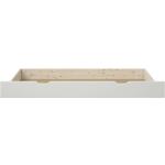 Weiße Moderne Home Affaire Bio Nachhaltige Nachttische & Nachtschränke aus Massivholz mit Schublade Breite 150-200cm, Höhe 0-50cm, Tiefe 50-100cm 