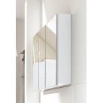 Reduzierte Weiße Rustikale Home Affaire Spiegelschränke aus Holz 