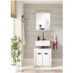 Waschbeckenunterschrank HOME AFFAIRE "Florenz" Schränke weiß (pinie dekor) Bad-Waschbecken-Unterschränke