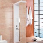 Weiße Home Deluxe Duschpaneele & Duschsysteme aus Kunststoff 