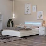 Weiße Moderne Betten mit Matratze mit Schublade 140x200 