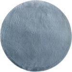 Blaue Como Runde Hochflorteppiche 120 cm 