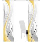Gelbe Unifarbene Home Wohnideen Schiebegardinen & Schiebevorhänge strukturiert aus Polyester 3-teilig 