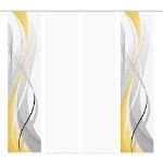 Gelbe Home Wohnideen Schiebegardinen & Schiebevorhänge aus Polyester blickdicht 4-teilig 