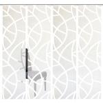 Reduzierte Weiße Home Wohnideen Schiebegardinen & Schiebevorhänge aus Textil blickdicht 4-teilig 