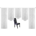 Weiße Home Wohnideen Schiebegardinen & Schiebevorhänge aus Polyester mit Klettband 