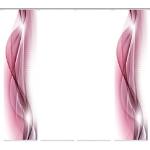 HOME WOHNIDEEN Schiebegardine NEBLANA 4er SET, (4 St.), Dekostoff-Seidenoptik, Digital bedruckt rot Schiebegardinen blickdicht Gardinen Vorhänge