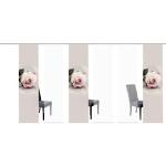 Rosa Moderne Home Wohnideen Schiebegardinen & Schiebevorhänge aus Polyester blickdicht 3-teilig 