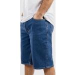 Blaue Bestickte Streetwear HOMEBOY Baggy-Shorts aus Baumwolle für Herren für den für den Sommer 