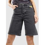Graue Streetwear HOMEBOY Baggy-Shorts aus Baumwolle für Damen Größe XXL Weite 29 für den für den Sommer 