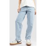 Blaue Bestickte Streetwear HOMEBOY Jeans mit Stickerei aus Baumwolle für Damen Größe XS Weite 29, Länge 30 