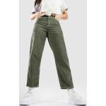 Reduzierte Grüne Bestickte Streetwear HOMEBOY Baggy-Pants & Baggy-Hosen aus Baumwolle für Damen Größe XXL Weite 28, Länge 30 