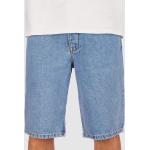 Blaue Bestickte Streetwear HOMEBOY Baggy-Shorts aus Baumwolle für Herren 