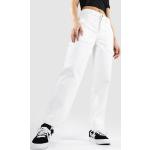 Reduzierte Weiße Bestickte Streetwear HOMEBOY Jeans mit Stickerei aus Baumwolle für Damen Größe XXL Weite 29, Länge 30 
