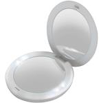 Homedics MIR-100-EU Spa LED Taschenspiegel für die Handtasche, starke Ausleuchtung, praktisch für unterwegs, Kosmetikspiegel kompakt mit LED