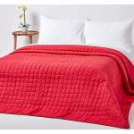 Rote Gesteppte Homescapes Gesteppte Tagesdecken aus Baumwolle maschinenwaschbar 150x200 