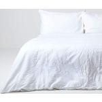 Weiße Unifarbene Homescapes Bio Leinenbettwäsche aus Baumwolle maschinenwaschbar 240x220 3-teilig 