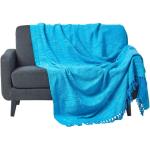 Cyanblaue Homescapes Nirvana Bettdecken & Oberbetten aus Baumwolle maschinenwaschbar 150x200 