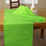 Limettengrüne Homescapes Deckchen aus Baumwolle maschinenwaschbar 